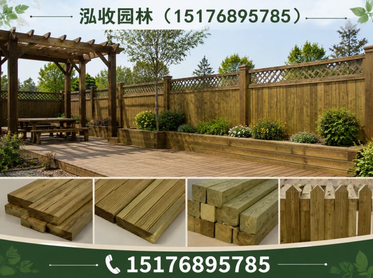 鞍山防腐木展示图
