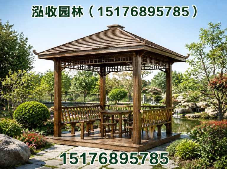 鞍山京津冀防腐木工程展示图
